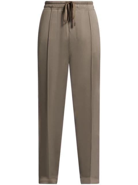 TOM FORD pintucked cady track pants