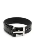 TOM FORD T-hinge leather bracelet - Black