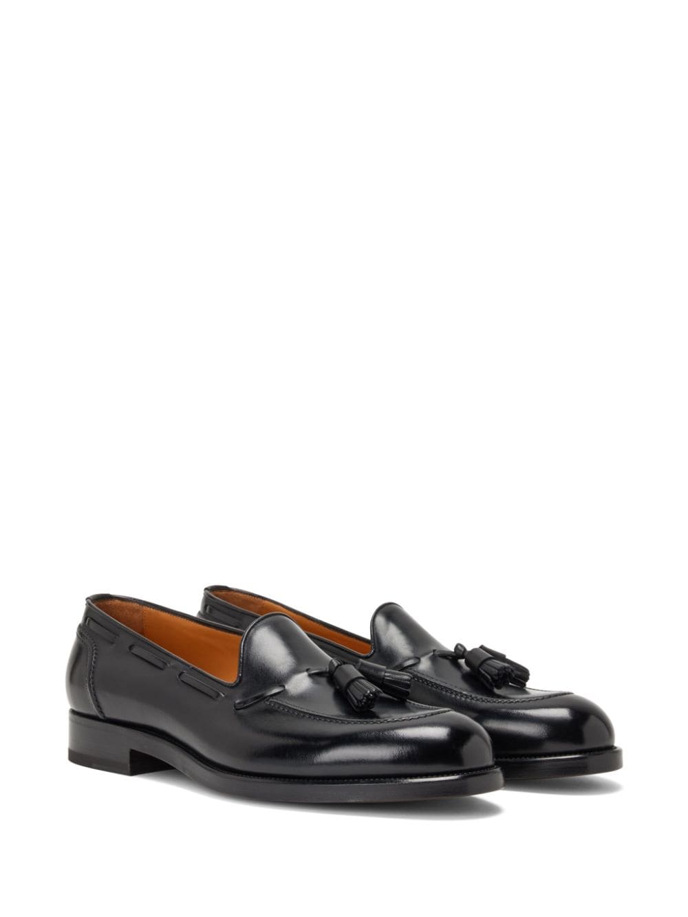 Shop Tom Ford Tassel-detail Leather Loafers In Black
