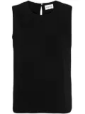 P.A.R.O.S.H. sleeveless cady blouse - Black