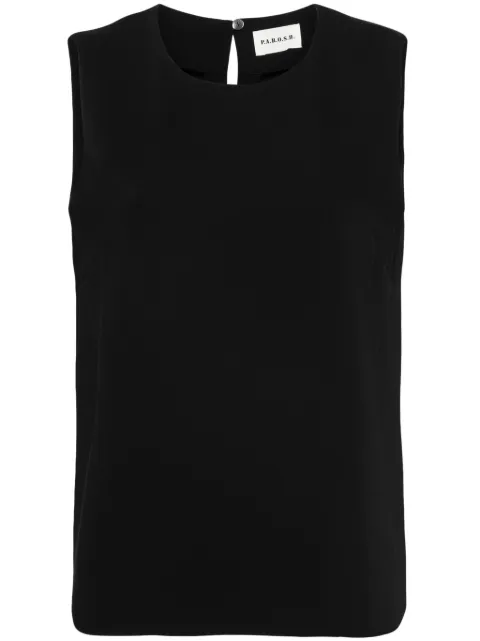 P.A.R.O.S.H. blusa cady sin mangas
