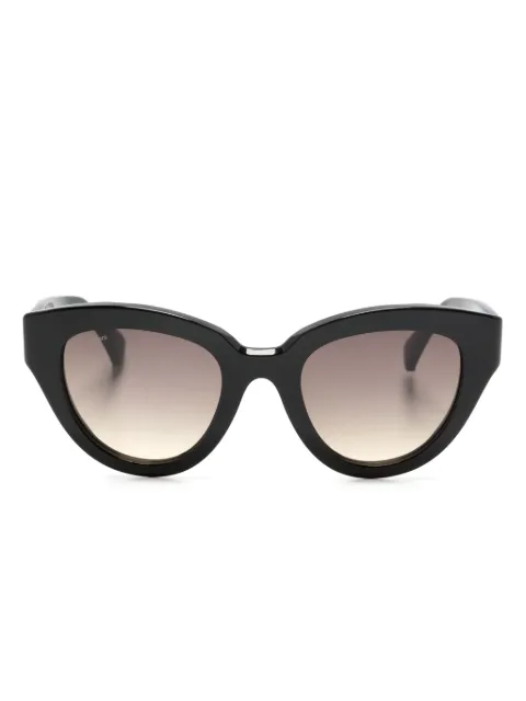 Max Mara Eyewear logo-print cat-eye frame sunglasses 