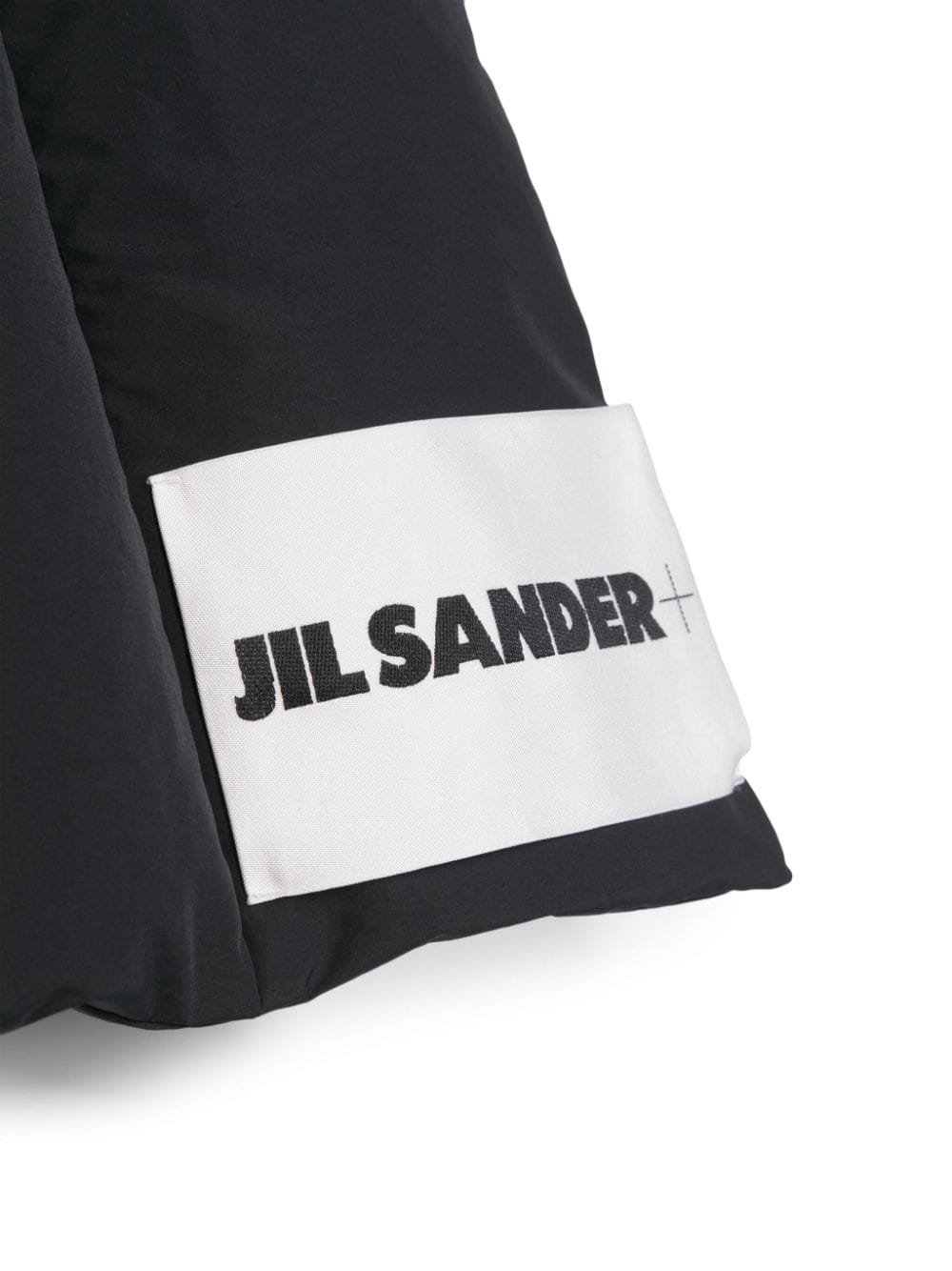 Shop Jil Sander Down Padded Scarf In Black