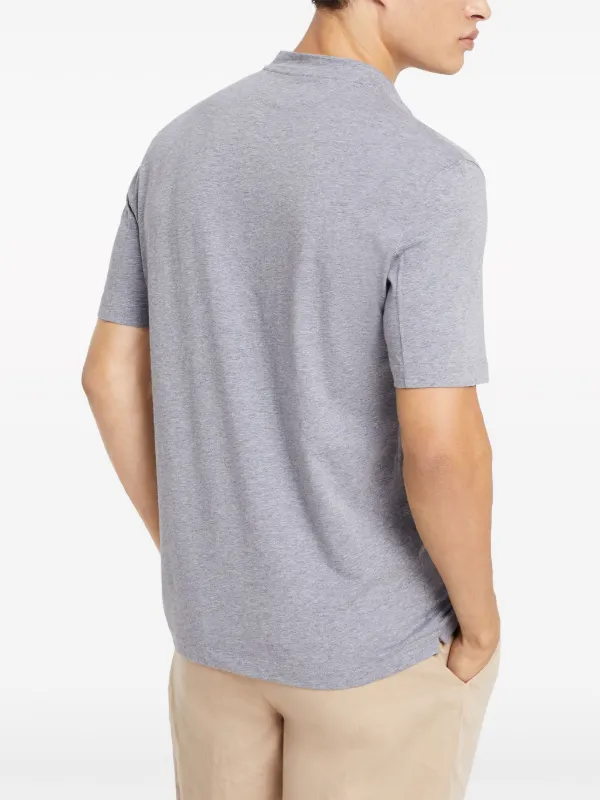 美品 Brunello Cucinelli グレー Vネック トップス L