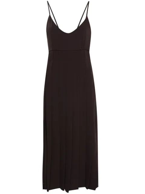 P.A.R.O.S.H. pleated midi dress