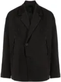 Transit notched-lapel off-centre blazer - Grey
