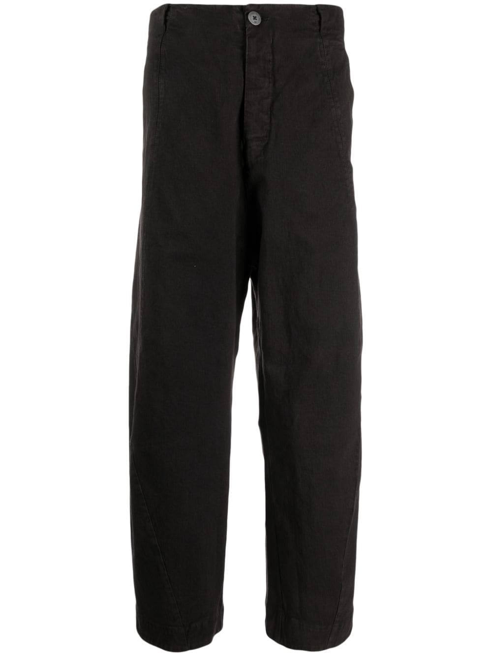 Transit Mid-rise Straight-leg Trousers In Grey