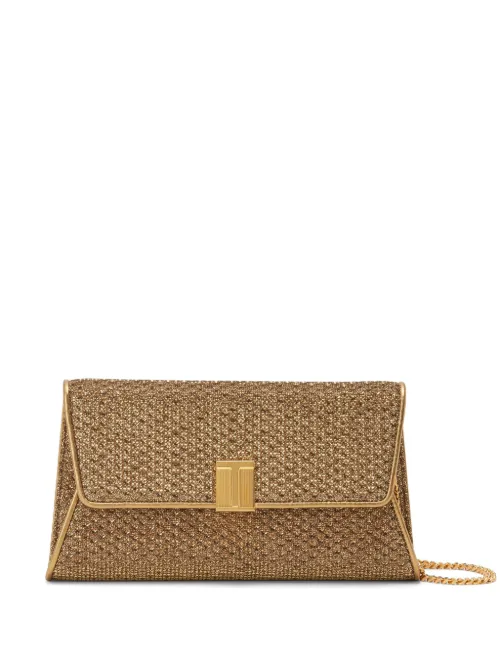 Pochette Nobile à effet métallisé - TOM FORD - Modalova