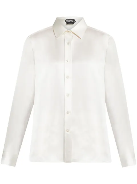 TOM FORD long-sleeve silk shirt 