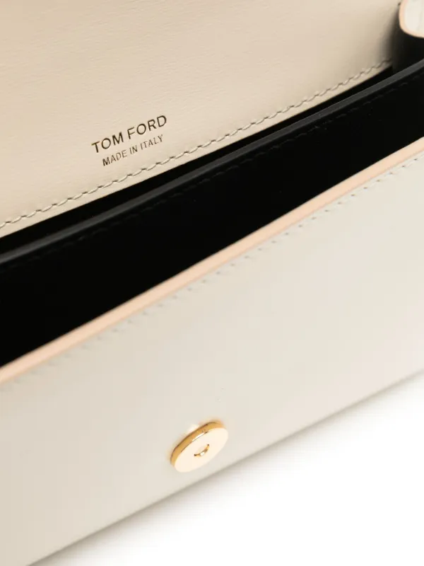 TOM FORD【関税送料込&VIP価格】Small Whitney Box レザーバッグ TOM FORD Mini Whitney Leather Shoulder Bag | Neutrals