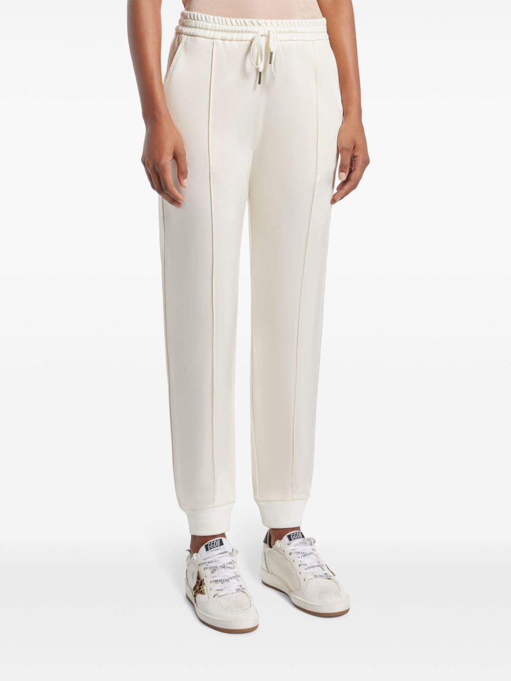 Shop Tom Ford Drawstring Track Pants In White
