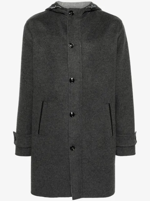 Kiton جاكيت بأزرار وهودي