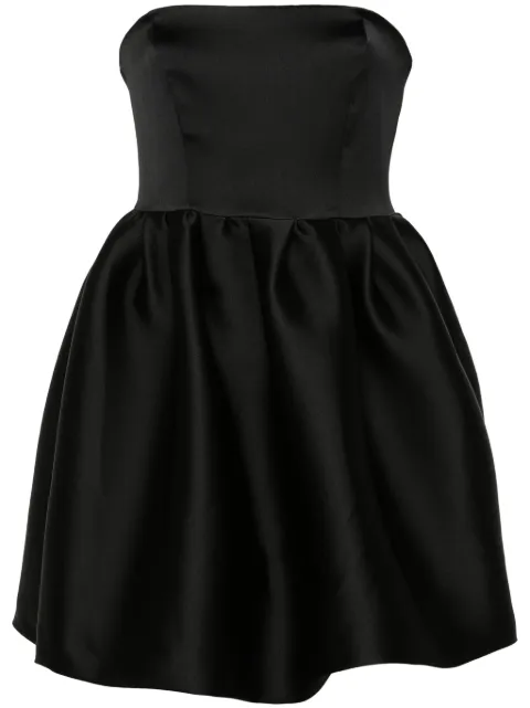 P.A.R.O.S.H. puffbal satin mini dress