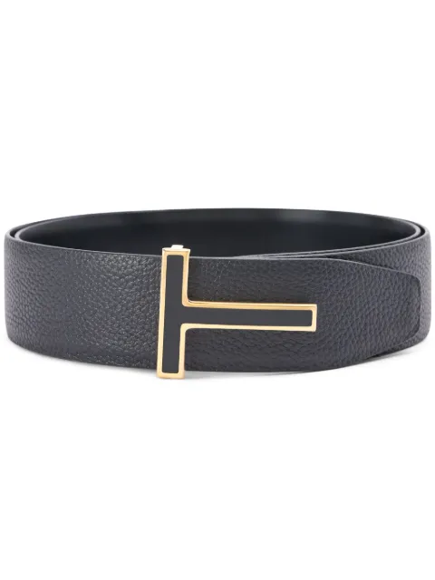 TOM FORD cinturón con hebilla T