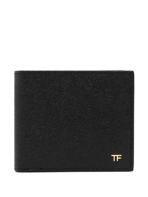 TOM FORD logo-plaque leather wallet