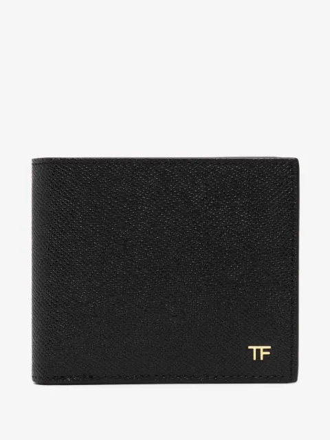 TOM FORD logo-plaque leather wallet