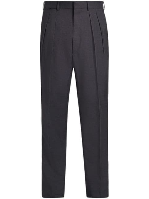 TOM FORD pleated silk trousers