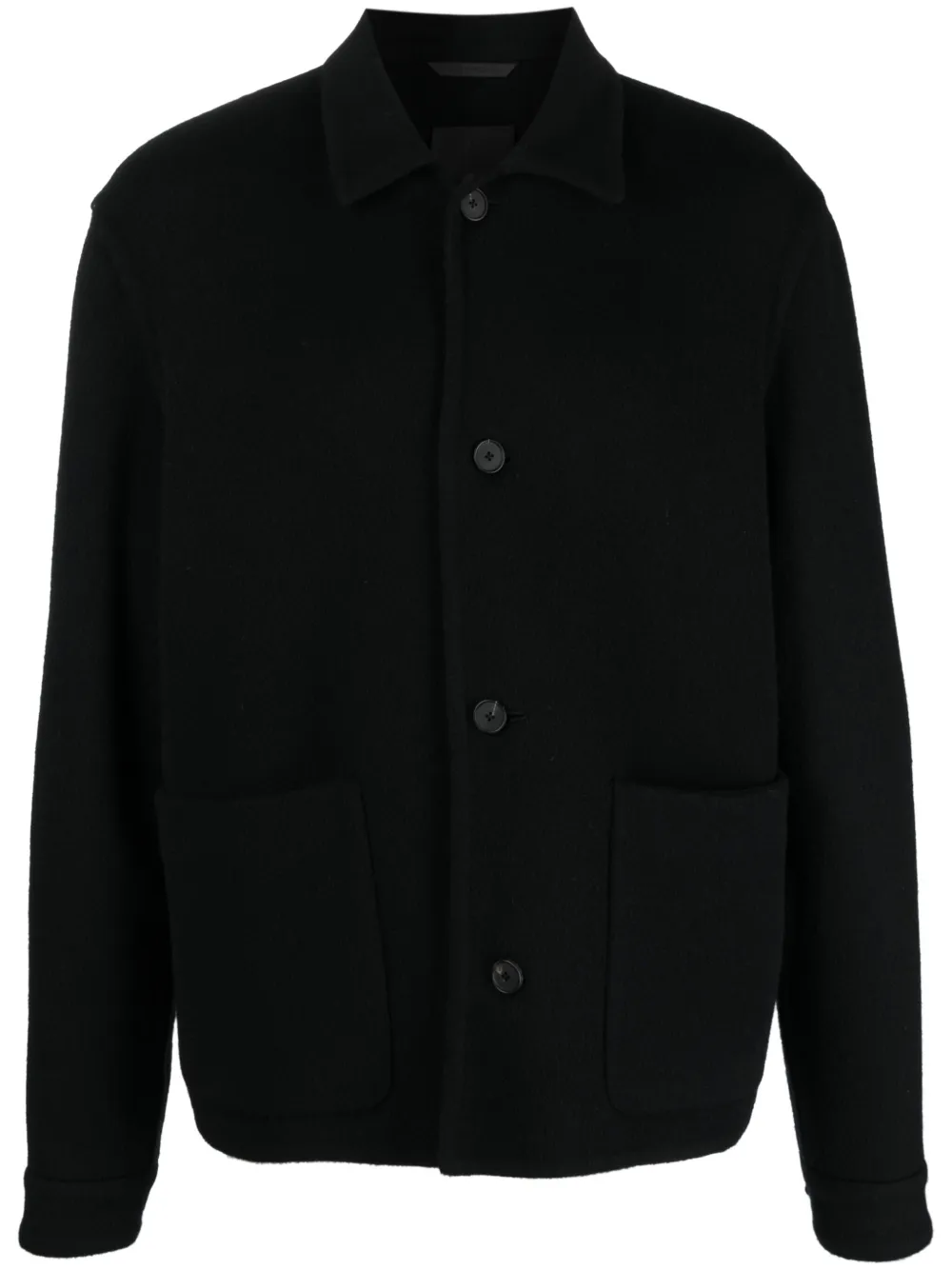 Givenchy Shirtjack van wolmix Zwart