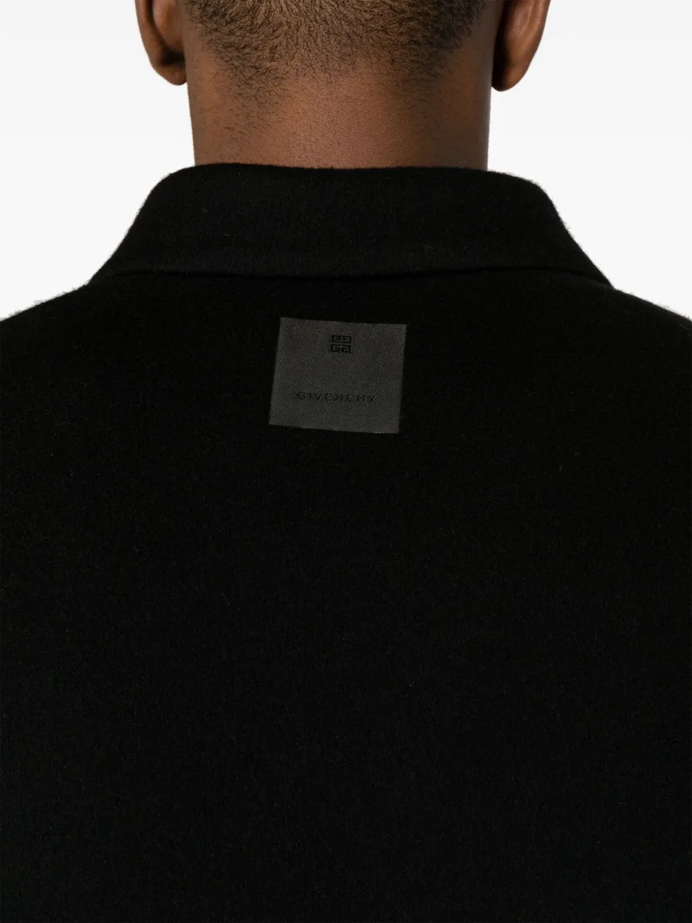 Givenchy Shirtjack van wolmix Zwart