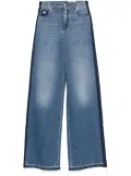 Alexander McQueen logo-plaque jeans - Blue