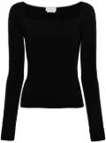 Alexander McQueen ribbed-knit top - Black