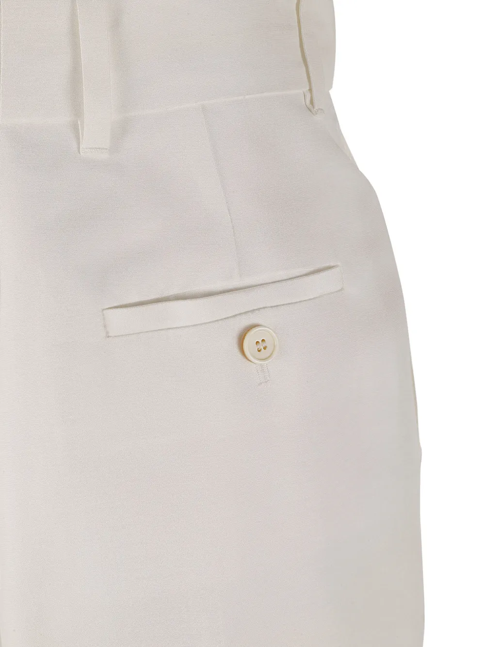  Alexander Mcqueen Pressed-crease Trousers - White 