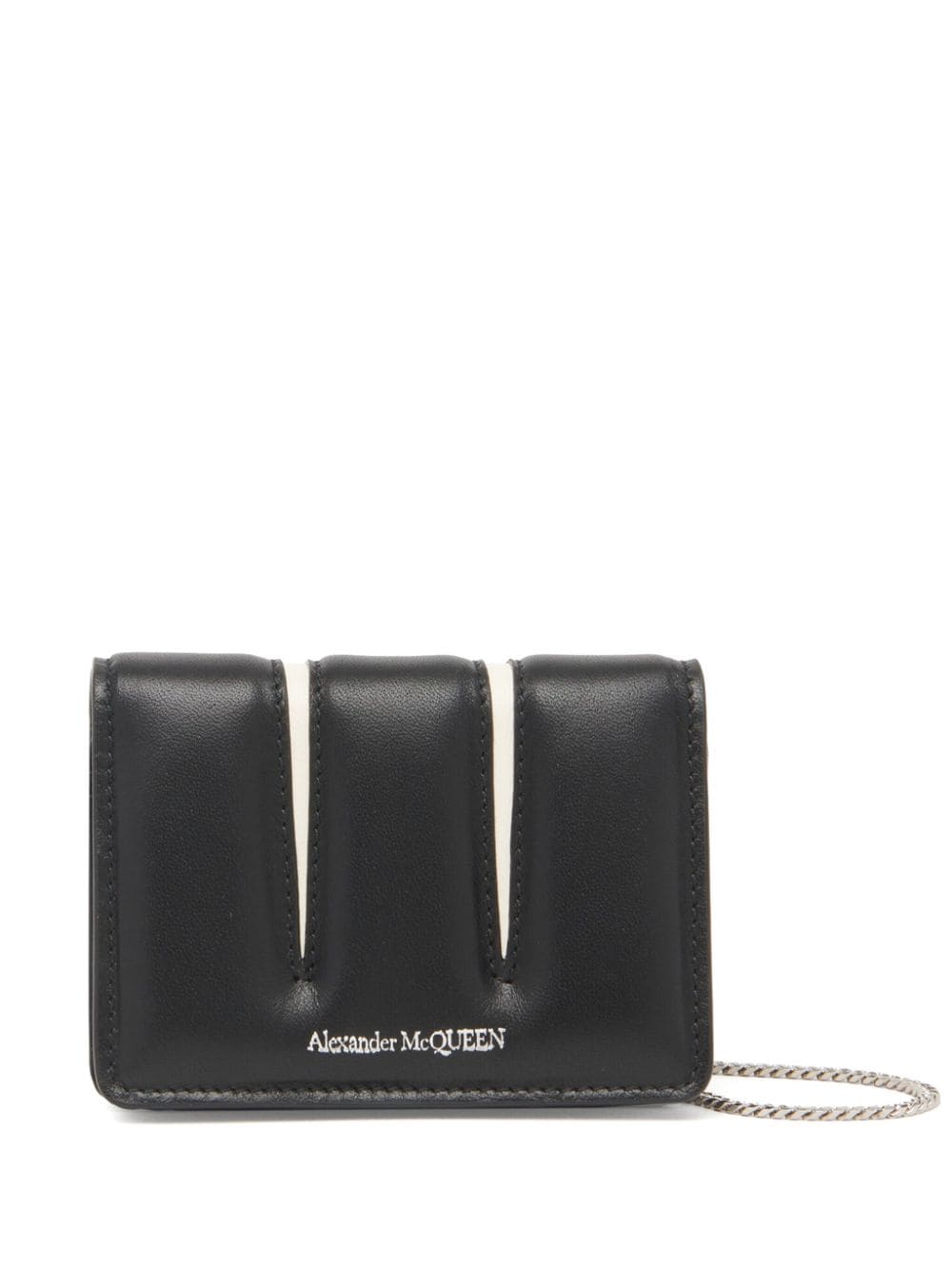 Image 1 of Alexander McQueen The Slash leather cardholder