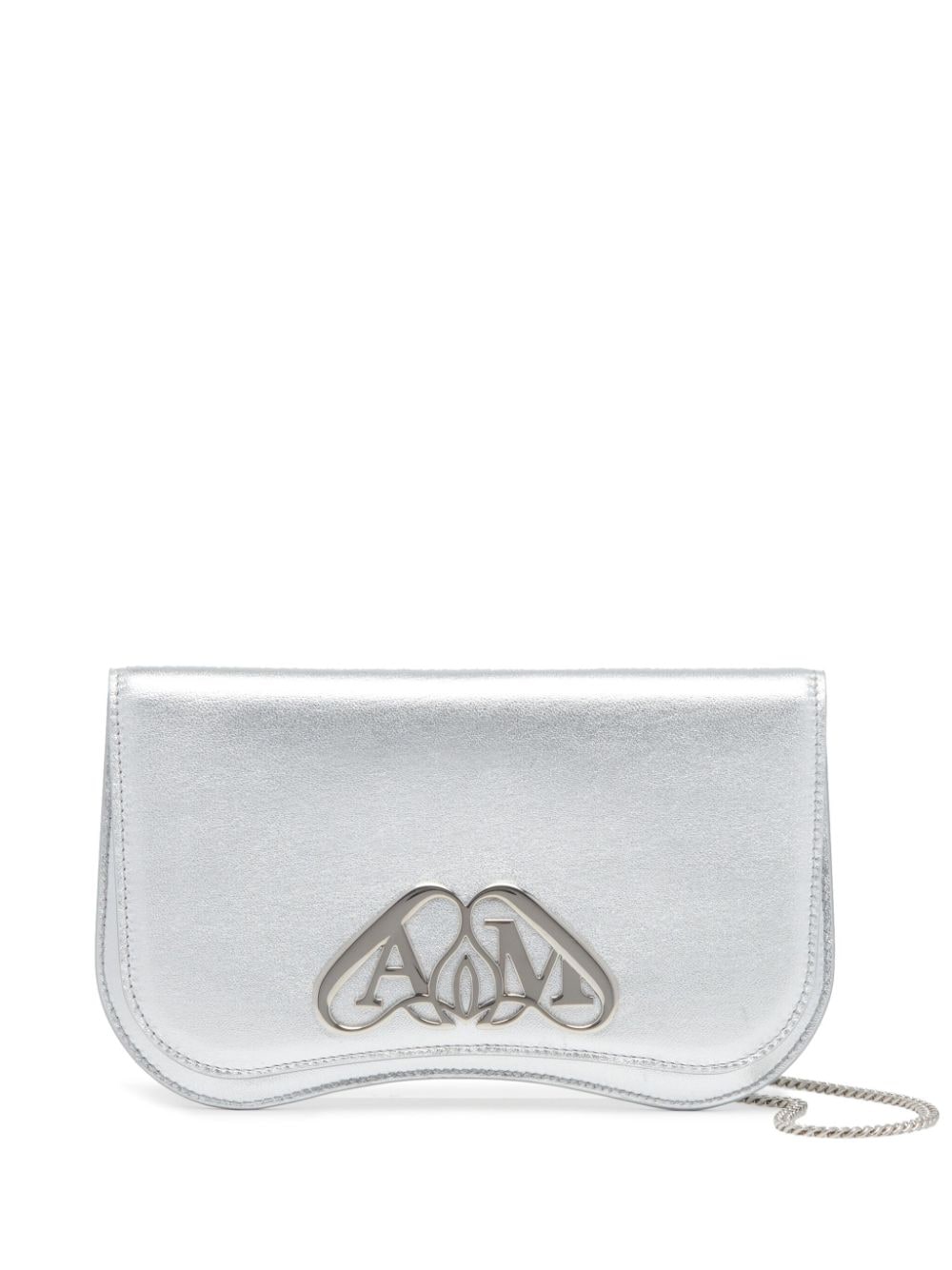 ALEXANDER MCQUEEN THE SEAL PHONE LEATHER BAG