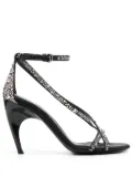Alexander McQueen 95mm Armadillo sandals - Black