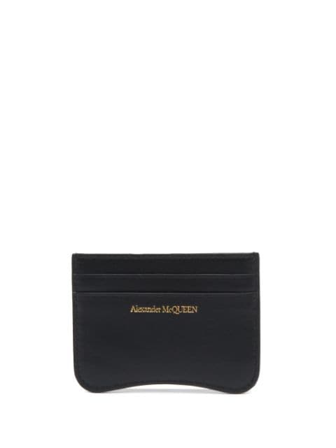 Alexander McQueen The Seal leather card holder