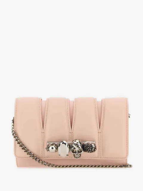 Alexander McQueen The Slash leather clutch bag