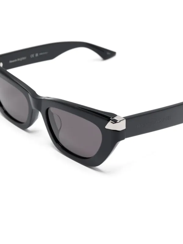 Alexander McQueen Eyewear Punk サングラス | ブラック | FARFETCH JP