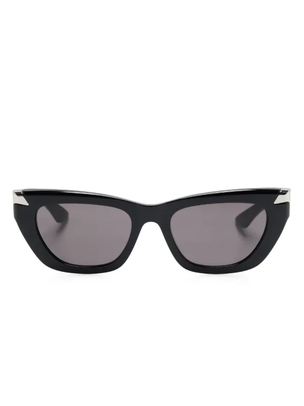 Alexander McQueen Eyewear Punk サングラス | ブラック | FARFETCH JP