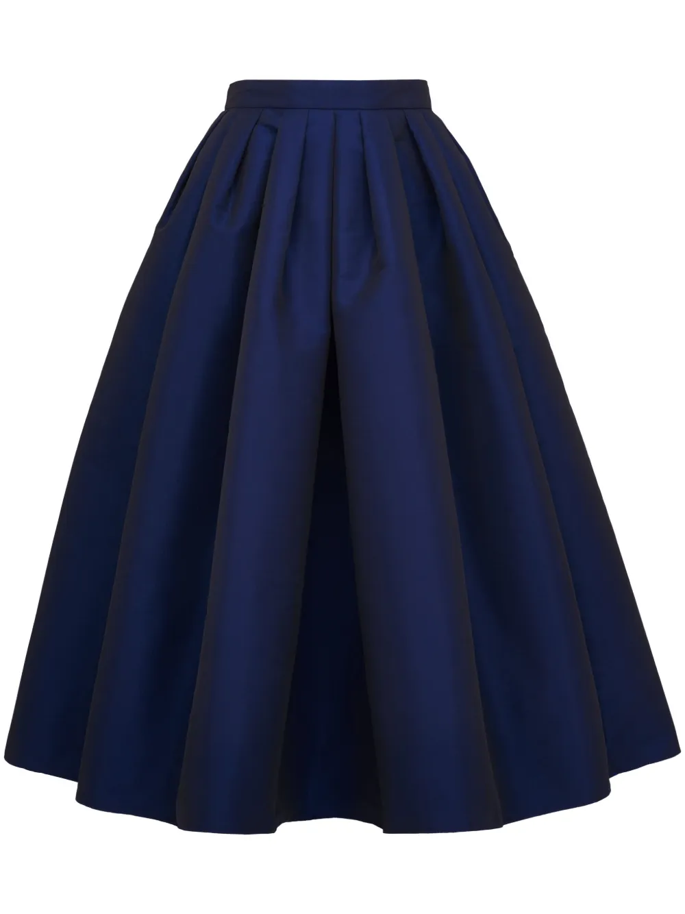 Alexander McQueen Pleated Midi Skirt - Farfetch