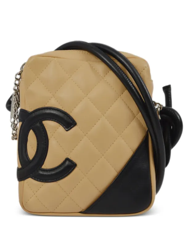 CHANEL Pre-Owned 2003 Cambon Ligne Crossbody Bag Neutrals FARFETCH PH