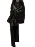 Alexander McQueen draped mini skirt - Black