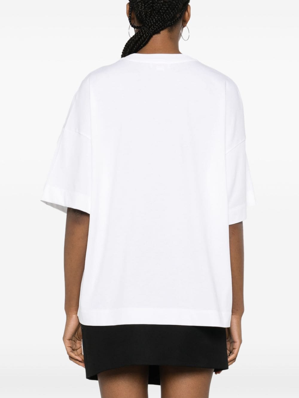 Alexander McQueen Seal T-shirt met logo-applicatie Wit
