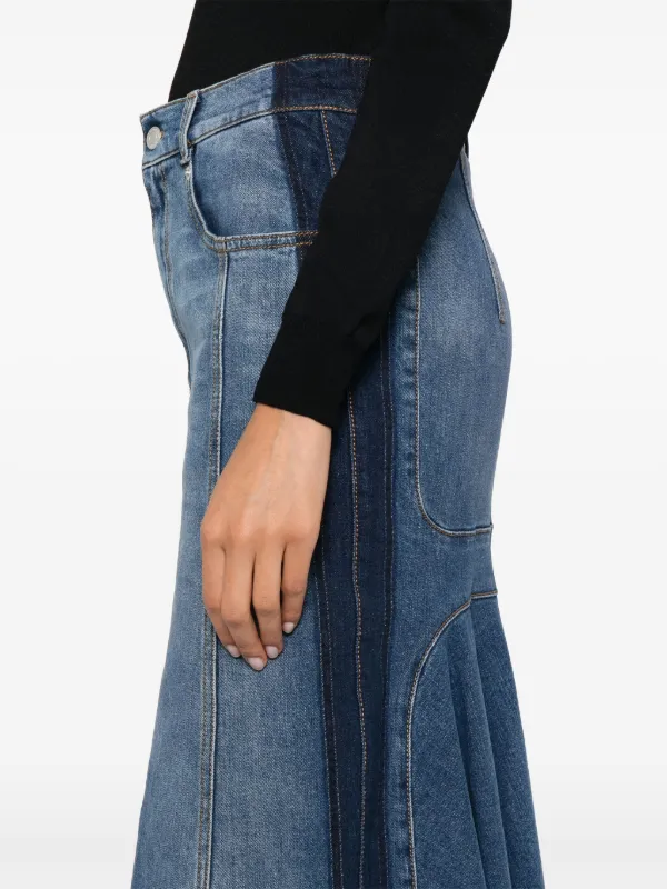 Alexander McQueen Kickback デニムスカート - Farfetch 