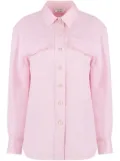 Alexander McQueen Military wool shirt - Pink