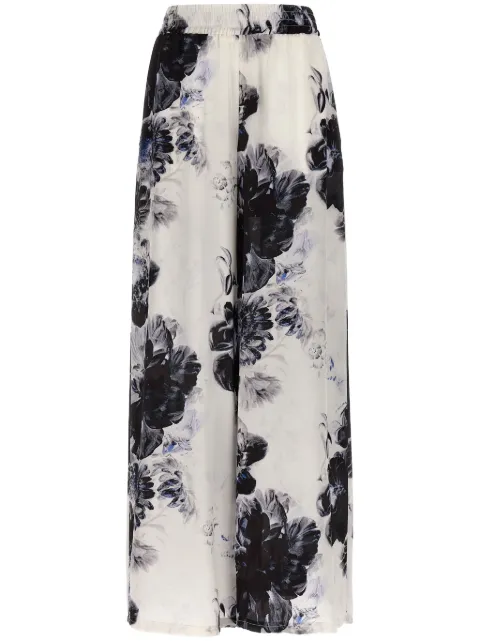 Alexander McQueen Chiaroscuro pajama trousers