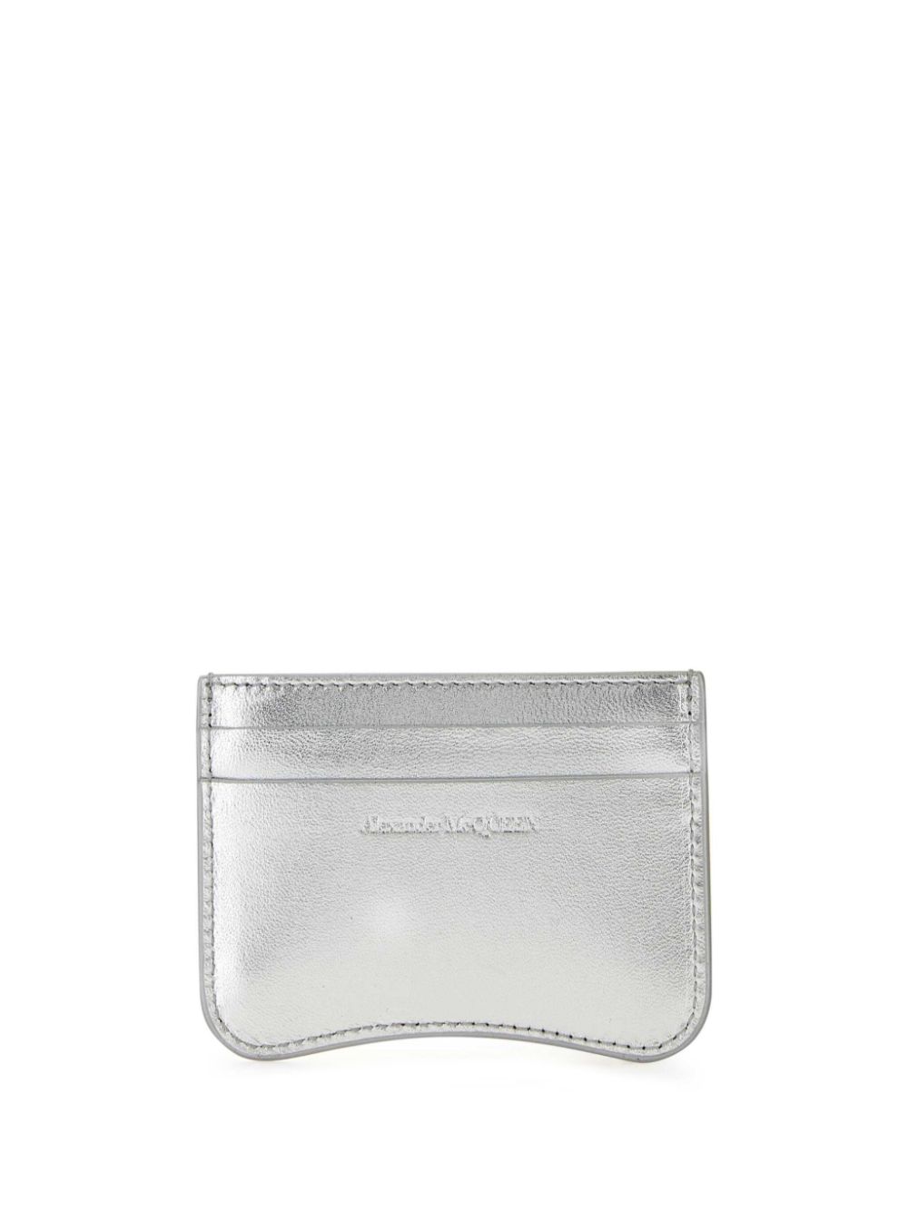 Alexander McQueen The Seal leather card holder Women