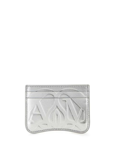 Alexander McQueen The Seal leather card holder Women