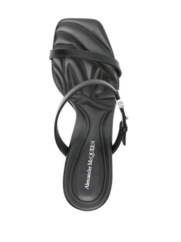 Alexander McQueen ブラック サンダル 26cm Alexander McQueen ブラック サンダル 26cm