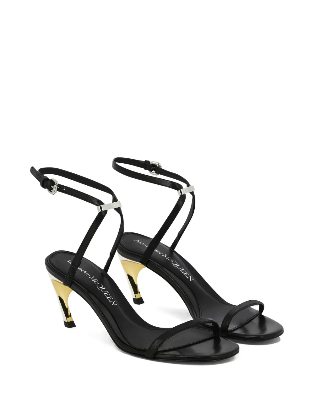 Alexander McQueen Armadillo 65mm leather sandals | Heeled Sandals | Image 2