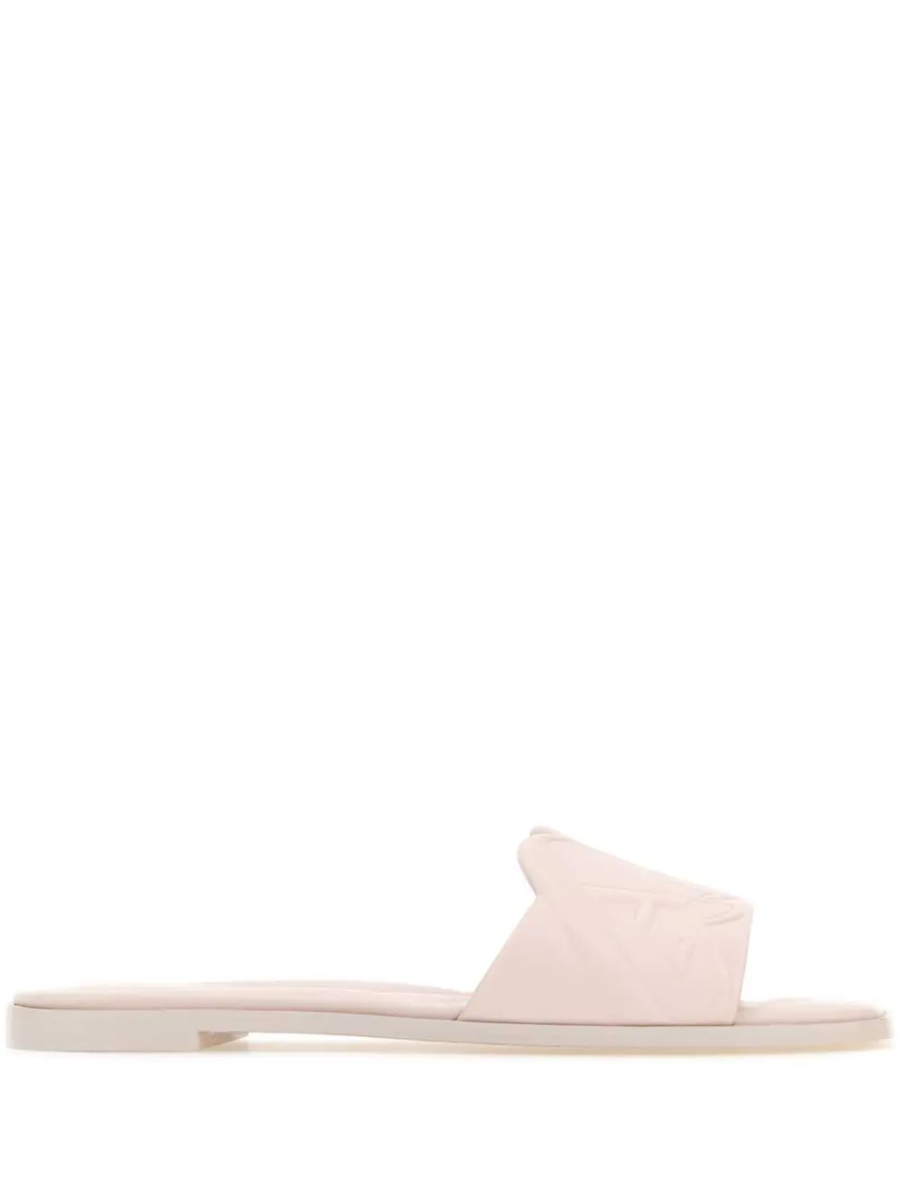 Alexander McQueen embossed-logo leather sandals | Pink | Image 1
