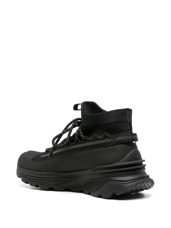 【MONCLER】Monte Runner トレーナー Moncler Monte Runner High Top Sneaker in Grey | FWRD