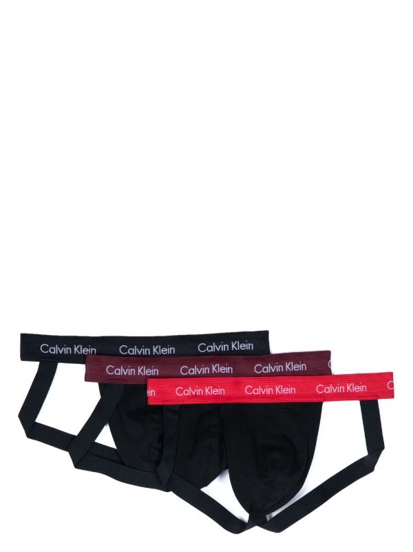Calvin Klein logo-waistband Jockstraps (set Of three) - Farfetch