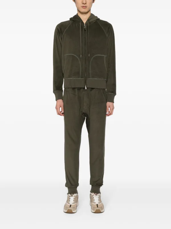 【関税&送料込】Tom Ford Felpa In Cotone Garment-Dyed Cotton-Jersey Hoodie من TOM FORD | مستر بورتر