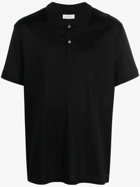 Alexander McQueen Seal logo-embroidered polo shirt