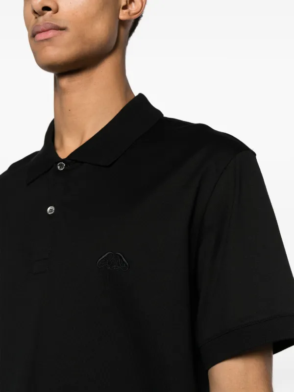Alexander McQueen Seal ポロシャツ | ブラック | FARFETCH JP